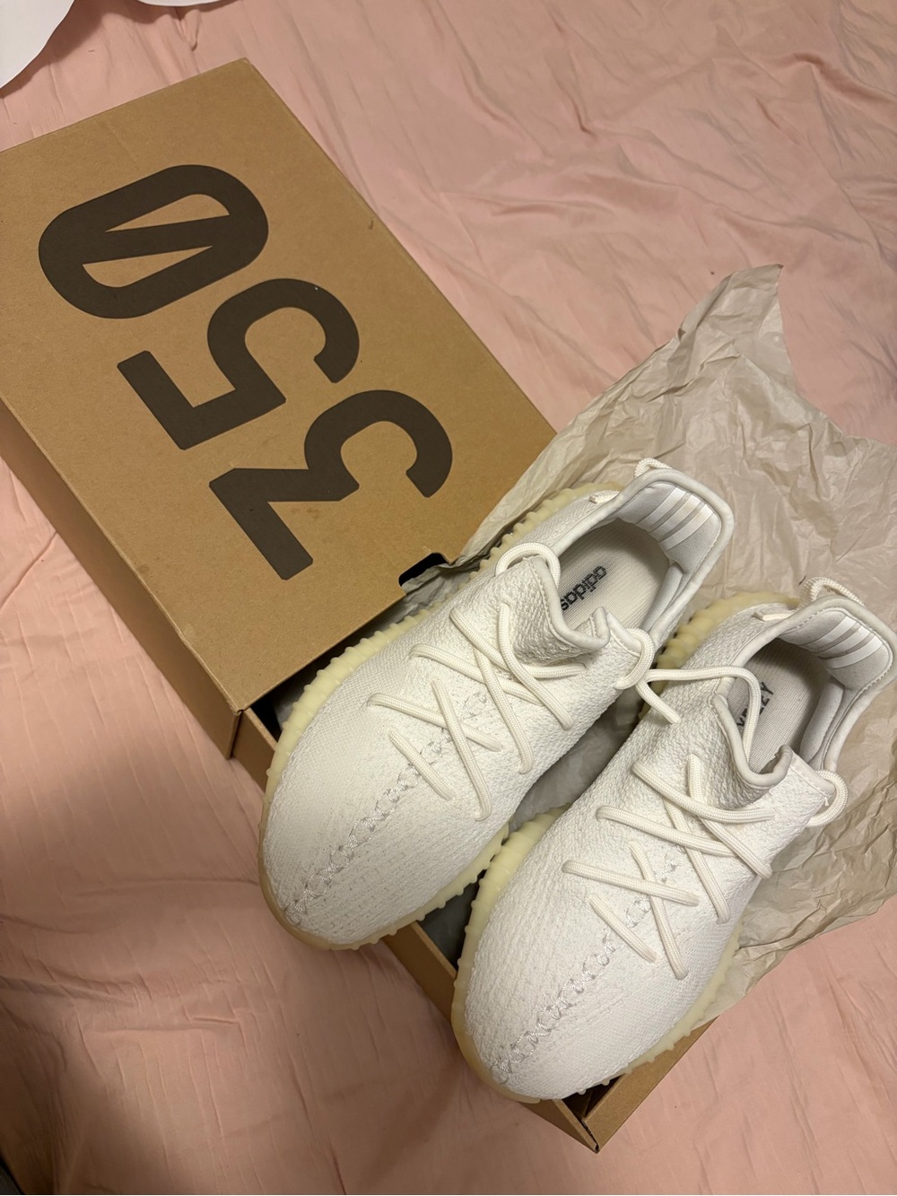 White Yeezy 350